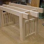 Table base for a 3' x 6' x 400# granite slab | Granite table .