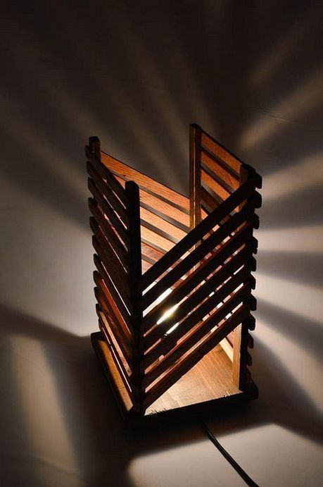 40+ Beautiful Rustic Wooden Lamp Design Ideas | Wood lamp design .