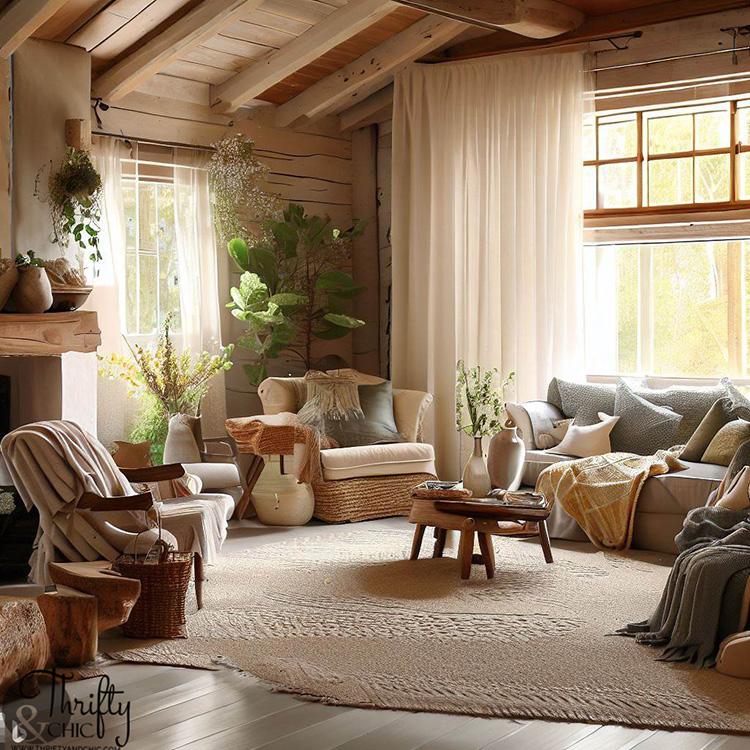 Layer different fabrics​ for⁤ a cozy feel in your Earthy Living Room