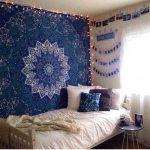Buy blue star mandala dorm decor hippie tapestry wall hanging .