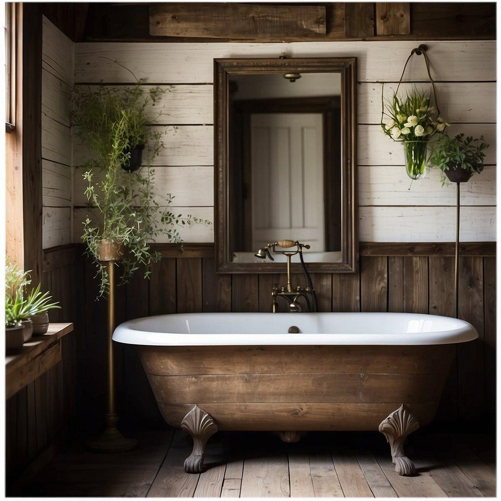 Add‍ botanical elements for a​ refreshing⁢ farmhouse bathrooms ​vibe