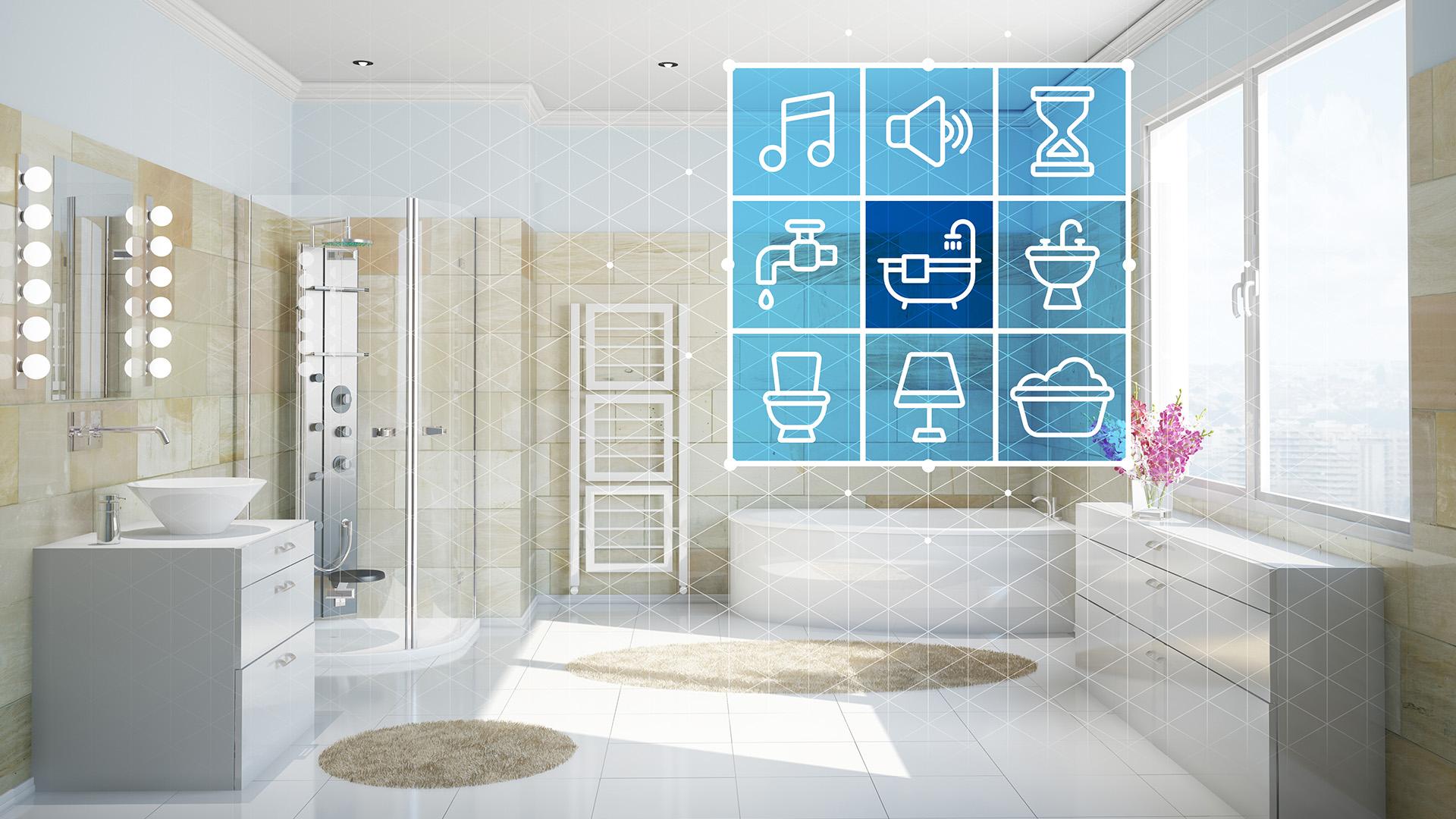 Smart technology integrating convenience into your bathroom​ routine