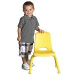 ELR2192 10" Stack Chair - Matching Legs - 6 Pack | Kids chairs .