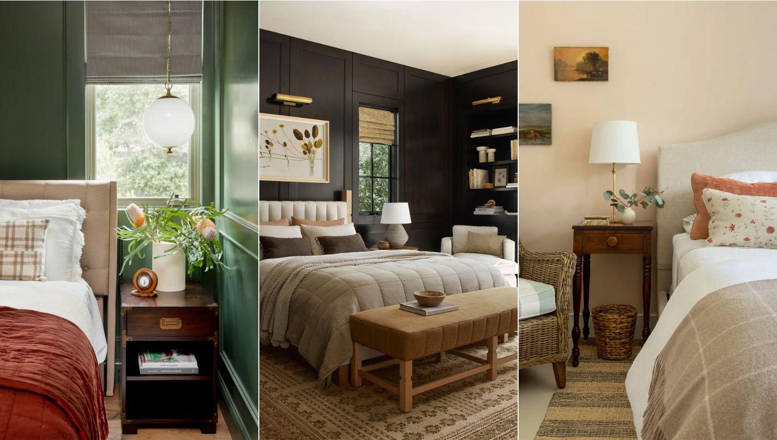 Luxe Textures Bedroom Trend: Layer rich fabrics for ‌a cozy, ​inviting atmosphere