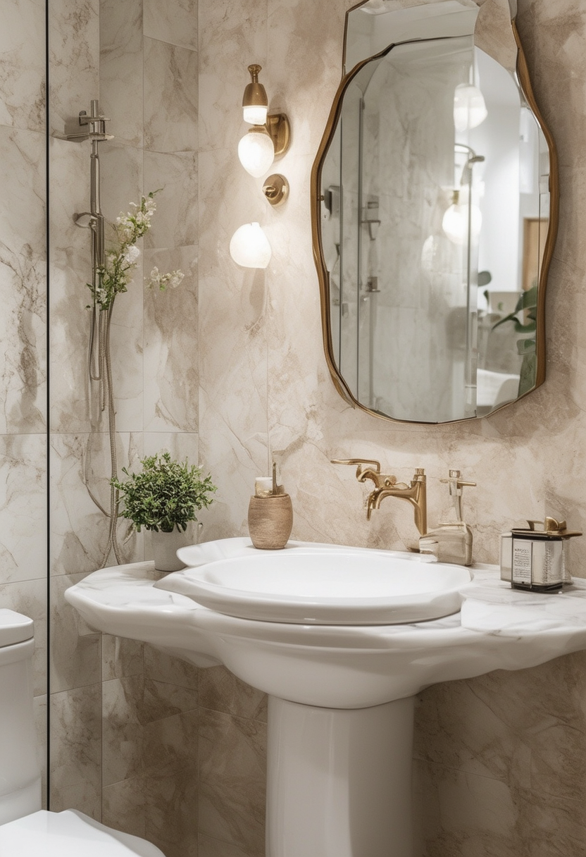 Transformative Touches: Crafting a Stylish and Functional Powder Room