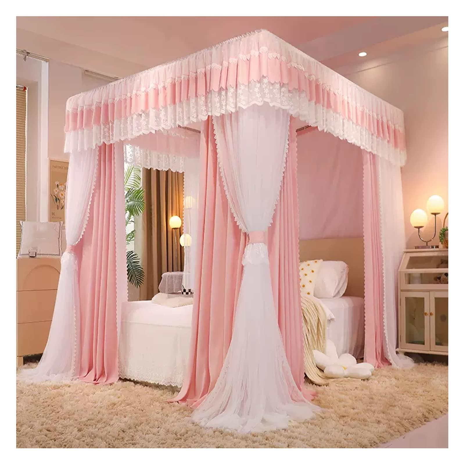 Canopy bed:⁣ Create an enchanting focal point in your teen girl​ bedroom with ⁣draping fabric