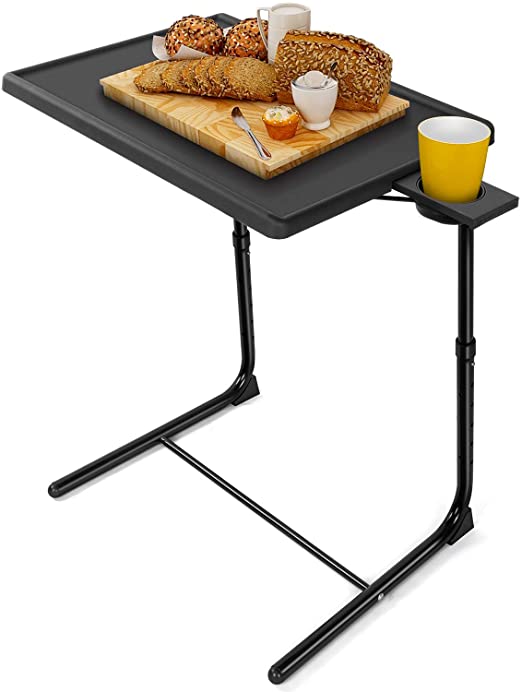Amazon.com: LORYERGO TV Tray Table - Adjustable TV Dinner Tray .