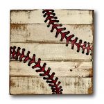 Amazon.com: Baseball Sign / Vintage Wood Sports Sign / Boys .