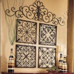 Square Wrought Iron Wall Grille Decor Medallions … | Wrought iron .
