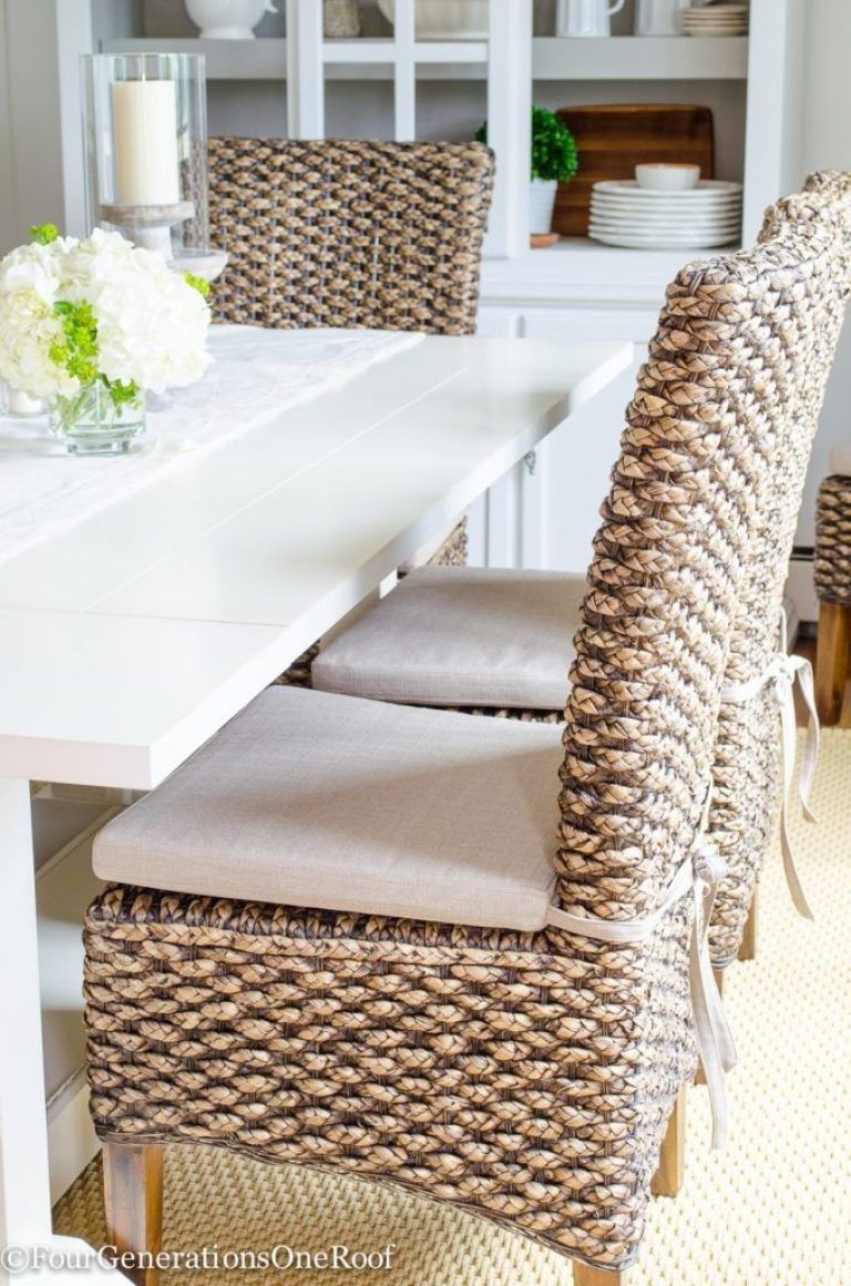 Revitalizing your dining room by wicker
dining chairs