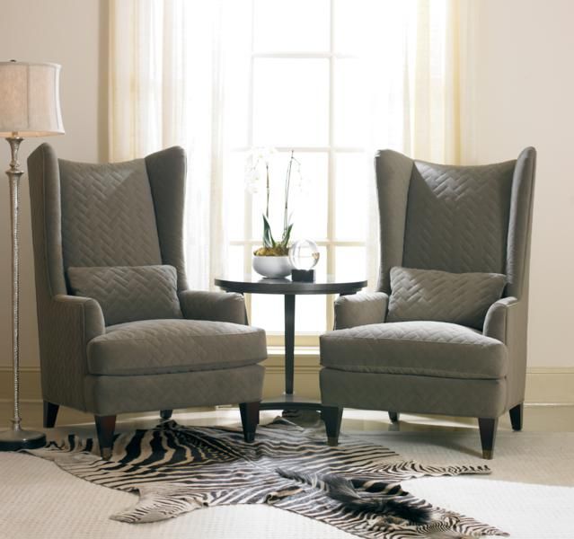 Pin by Karimah Lamar on Wingback chairs | Modern furniture living .
