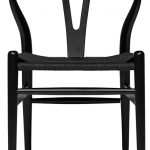 Amazon.com: Hans Wegner Wishbone Style Woven Seat Chair (Black .