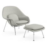 Knoll Saarinen Womb Chair and Ottoman - 2Mode