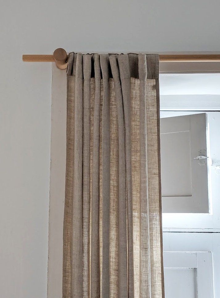 Amazing and beautiful wooden curtain
poles