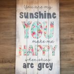 Target Wall Art | You Are My Sunshine Wall Decor | Poshma